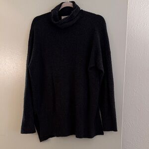 LOFT Women’s Charcoal Gray Turtleneck Sweater